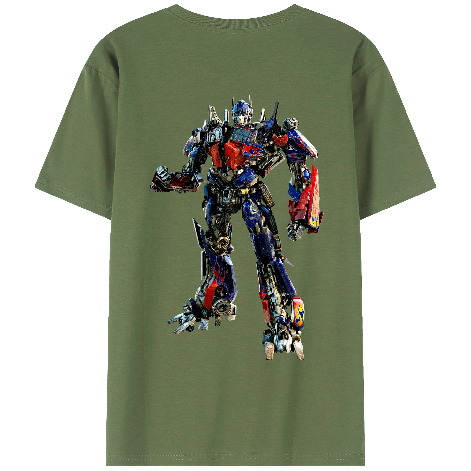 （画像用）  綿100％ メンズ半袖Tシャツ（バックプリント） 通気性